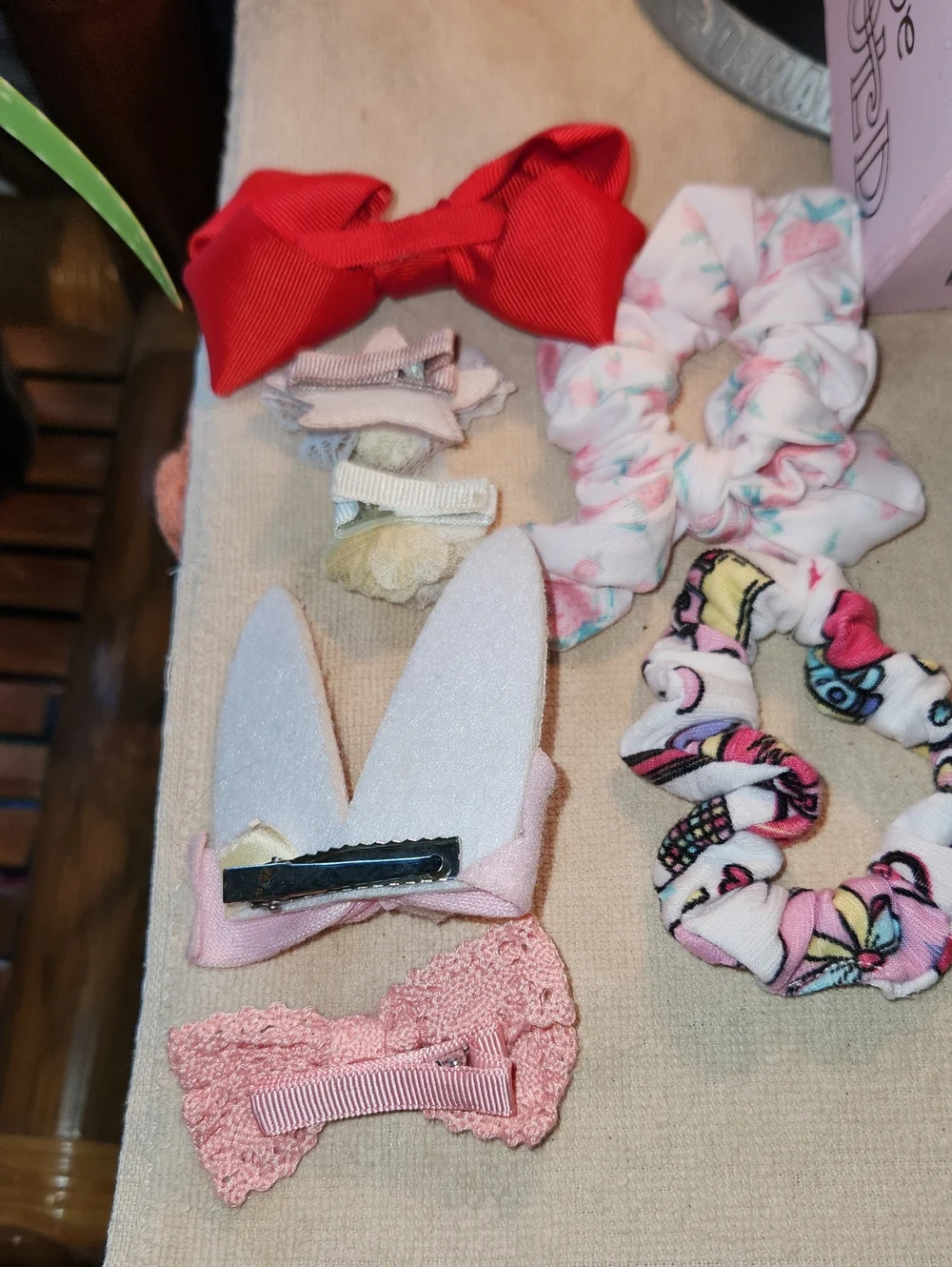 Assortment Of Baby Hair Stuff